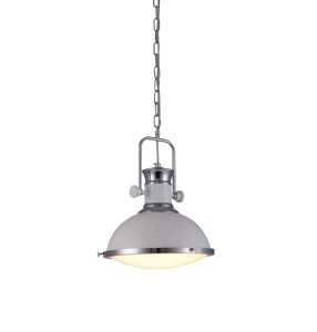BATORE W1 lampa wisząca loft biały/chrom E27
