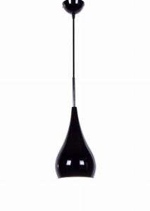 SIMPLE lampa wisząca czarna nad stół barek wyspę E27