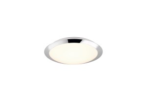 UMBERTO plafon LED 12W plastik chrom IP44 680310106