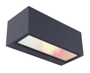 GEMINI 5189120118 kinkiet elewacyjny LED 17W RGB CCT IP54 ciemny szary 