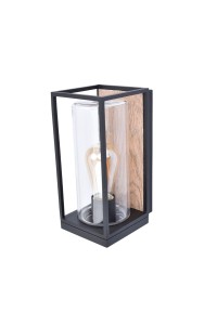 FLAIR kinkiet zewnętrzny E27 czarny mat IP44 5288814012