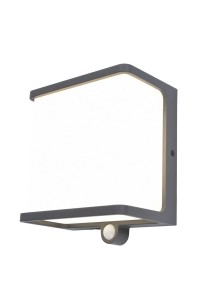 DOBLO 6943701125 kinkiet solarny LED 12W 4000K IP54 z czujnikiem ruchu ciemny szary