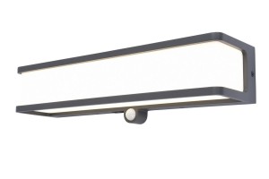 DOBLO 6943801125 kinkiet solarny LED 16,5W 4000K IP54 z czujnikiem ruchu ciemny szary