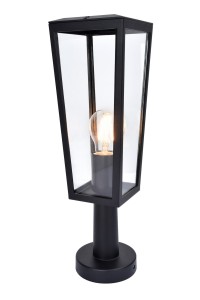 PINE słupek ogrodowy niski E27 czarny mat IP44 7196601012