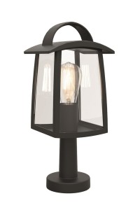KELSEY słupek ogrodowy niski E27 czarny mat IP44 7273604012