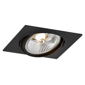OLIMP PLUS oprawa podtynkowa czarna 1xES111 GU10