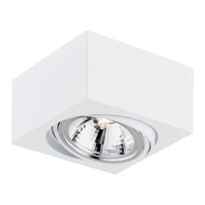 RODOS lampa sufitowa 1xG9 biała pojedynczy kubik regulowany