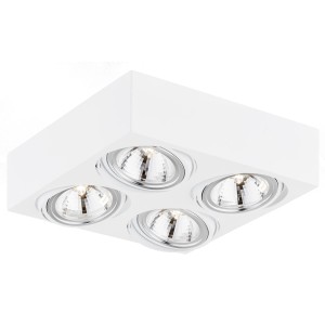 RODOS lampa sufitowa 4xG9 biała poczwórny kubik regulowany