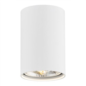 TUBO tuba sufitowa biała ES111 GU10 fi 12cm wysokość 18,5cm