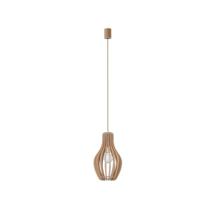 IKA A lampa wisząca mała naturalne drewno
