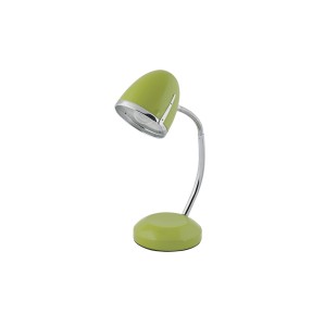 POCATELLO lampa biurkowa zielona limonka z chromem 1xE27