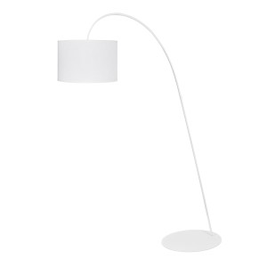 ALICE L lampa podłogowa biała abażur biały E27