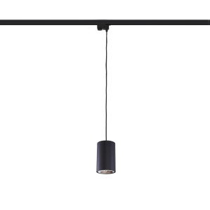 PROFILE BIT lampa wisząca duża tuba czarna ES111 wpinana do szyn