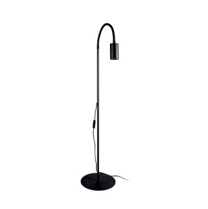 EYE FLEX lampa podłogowa regulowana czarna GU10