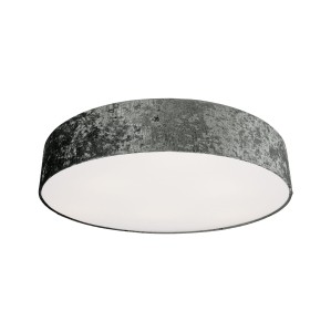 CROCO lampa wisząca abażur odcienie szarości 100cm 9xE27 deseń skóra aligatora