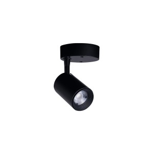 IRIS LED 7W 300K reflektor natynkowy czarny regulowany