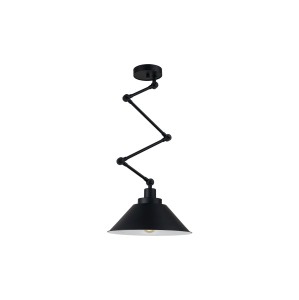 PANTOGRAPH lampa na łamanym ramieniu loftowa czarna