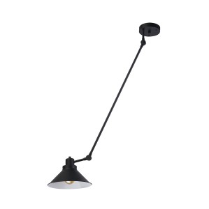 TECHNO I lampa sufitowa loftowa regulowana czarna