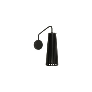 DOVER lampa ścienna krótka 1xGU10 czarne drewno