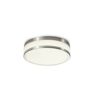 MALAKKA LED 18W 4000K plafon łazienkowy okrągły szkło chrom IP44