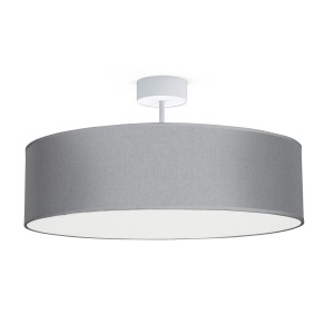 VIOLET lampa sufitowa abażur szary 50cm 3xE27
