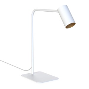 MONO lampa stolikowa biurkowa 1xGU10 biała/złota