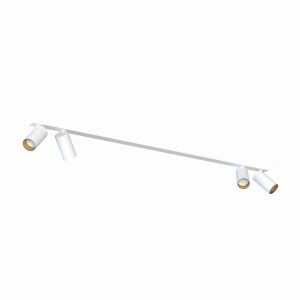MONO SURFACE listwa podtynkowa 4xGU10 biała/złoty 118cm