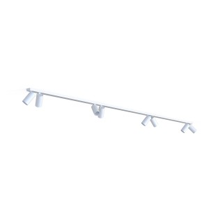 MONO 2x150 listwa ze spotami 8xGU10 biała 3m