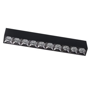 MIDI LED 40W 3000K oprawa natynkowa czarna