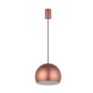 CANDY lampa wisząca satynowa miedź fi 27,5cm E27