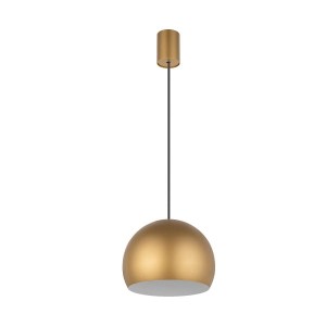 CANDY lampa wisząca satynowe złoto fi 27,5cm E27