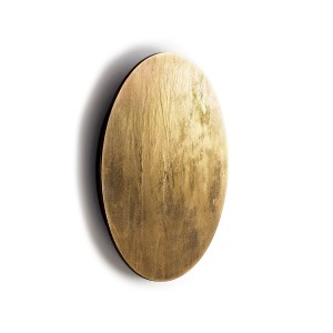 RING WOOD LED L kinkiet 13W 3000K złoty drewno