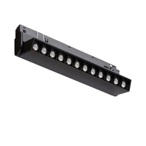 LVM FOCUS OUT LED 9W 30 st 3000K 21cm oprawa czarna regulowana do szyn magnetycznych