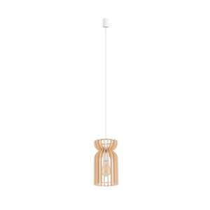 KYMI B lampa wisząca mała naturalne drewno