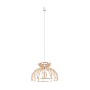 KYMI C lampa wisząca duża naturalne drewno