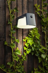 MOON 6906001118 kinkiet zewnętrzny solarny LED 9,5W IP44 z czujnikiem ciemny szary