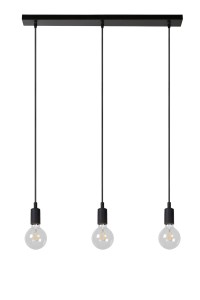 FIX MULTIPLE lampa czarna nad stół wiszące oprawki 3xE27
