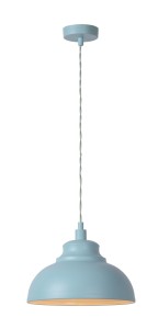 ISLA lampa wisząca niebieski pastelowy fi 29cm 1xE14