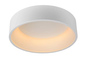 TALOWE nowoczesny biały plafon LED 30W 3000K fi 45,5cm oprawa przystosowana do ściemniania