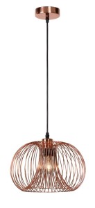 VINTI druciana lampa wisząca miedziana fi 30cm 1xE27