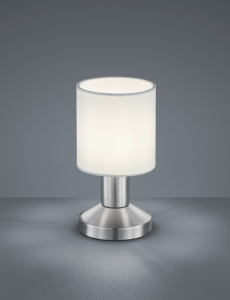 Lampa stołowa GARDA 1xE14 biały 595400101 TRIO