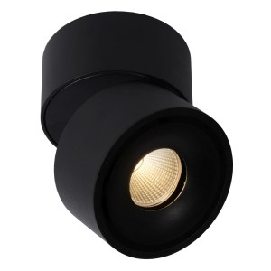 YUMIKO tuba łamana czarna natynkowa LED DIM 10W 2700K 