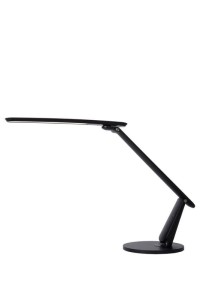 PRACTICO lampa biurkowa czarna LED 10W 2700K-6500K DIM z portem USB ściemniacz dotykowy