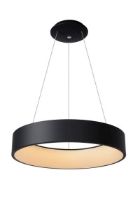 TALOWE lampa wisząca czarna LED 39W 3000K fi 60cm oprawa przystosowana do ściemniania