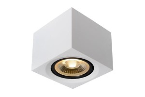 FEDLER kubik biały LED 12W ES111 GU10 DIM 2200K-3000K żarówka ściemnialna w komplecie