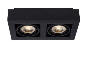 ZEFIX oprawa natynkowa czarna LED DIM 2x12W ES111 GU10 regulowana