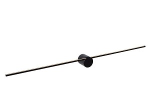 MIZAR galeryjka łazienkowa 90cm czarna LED 10W 2700K IP44