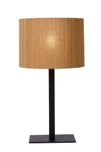MAGIUS lampa stołowa z naturalnego bambusa 1xE27 wykończenie czarne