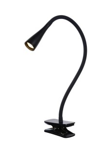 ZOZY lampa na klips żmijka czarna LED 4W 3000K 3StepDim
