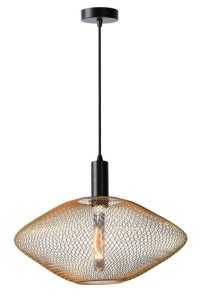 MESH lampa wisząca złota siatka fi 45cm 1xE27